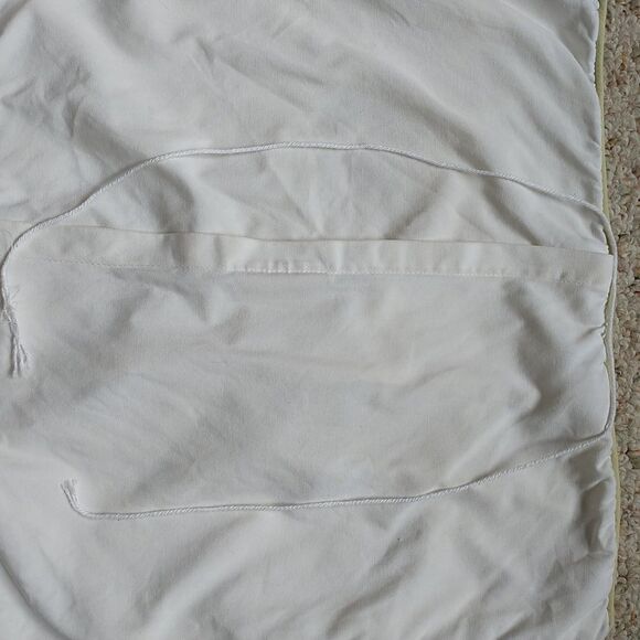 Laura Ashley Throw Pillow Cover Embroidered Floral Bike Bird Whimsical 20x20" - Picture 7 of 7